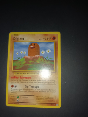 Diglett #55 Pokemon Evolutions card