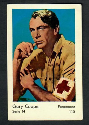 Keräilykuva - Gary Cooper Serie N 110 Paramount