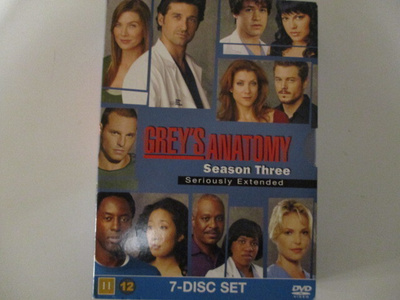 DVD GREYN ANATOMIA KAUSI 3