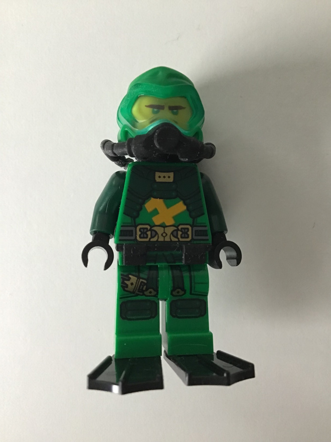 Lego minifiguuri - Ninjago, Lloyd - Seabound, Scuba Gear