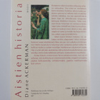 Diane Ackerman : Aistien historia - pikkukuva 2