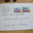 Suomi 1977, itsenäisyys merkit FDC-kuori Saksaan - pikkukuva 1