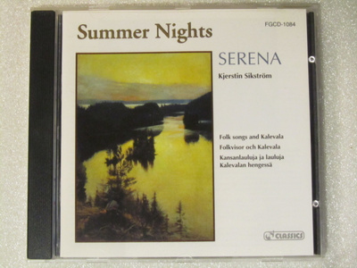 Summer Nights•Kansanlauluja ja lauluja Kalevalan hengessä CD