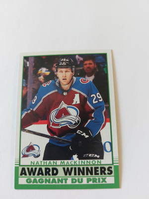2020-21 O-Pee-Chee Retro #607 Nathan MacKinnon AW