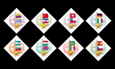 Unkari 1830-7 ** Jalkapallon MM-kisat (1962)