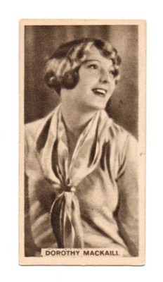 Filmitaiteilijoita savukerasioista n:o 19 DOROTHY MACKAILL