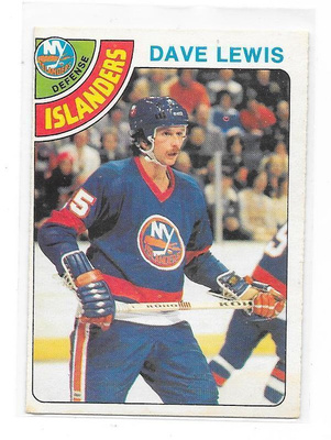 1978-79 OPC #162 Dave Lewis New York Islanders