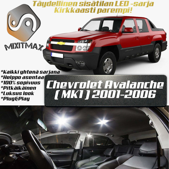 Chevrolet Avalanche (MK1) Sisätilan LED-sarja 23