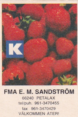 Petalax, Fma E. M. Sandström     b588