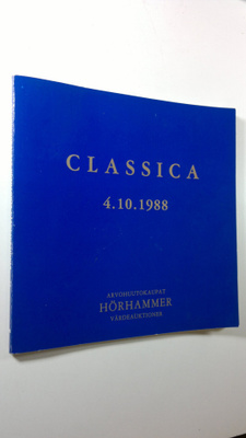 Classica 4.10.1988 - Arvohuutokaupat