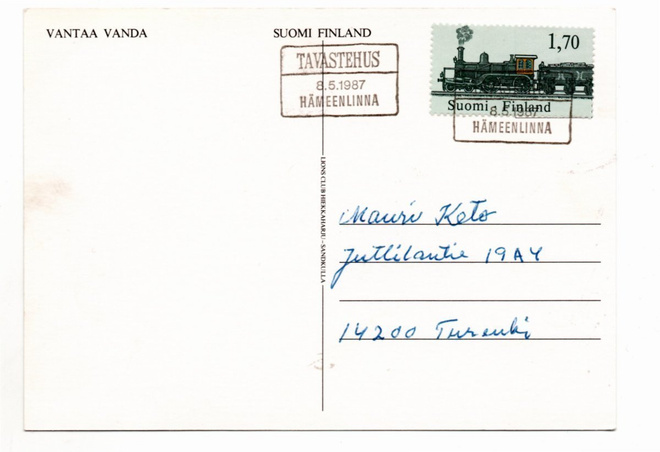Tavastehus: Hämeenlinna (erikoisleima 8.5.1987)