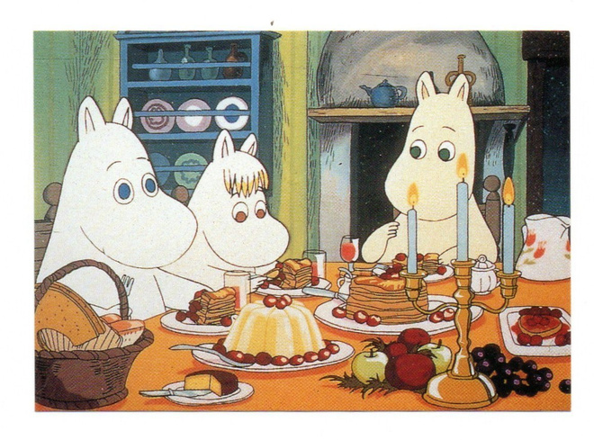 Purkkakuva MUUMI 1995 Purukumikuva