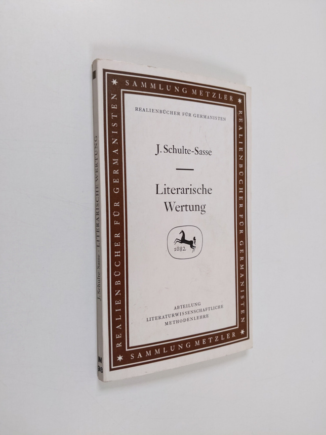 Jochen Schulte-Sasse : Literarische Wertung