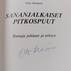 Otto Räsänen : Sananjalkaiset pitkospuut : runoja juhlaan... - pikkukuva 2