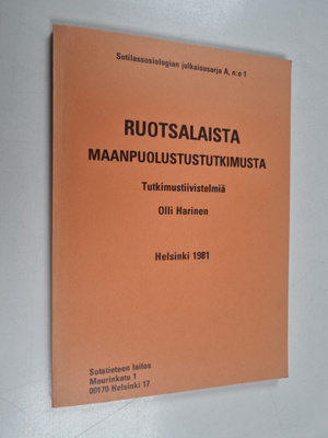 Ruotsalaista maanpuolustustutkimusta : tiivistelmiä yhtei...