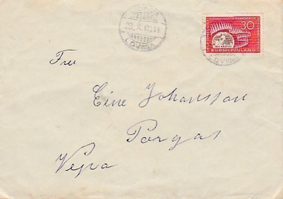 1960, Loviisa Kirje Paraisille ( Pargas Vepo )