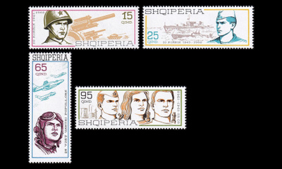 Albania 1295-8 ** Kansanarmeija 25v (1968)
