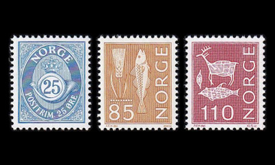 Norja 676-8 ** Käyttösarja (1974)