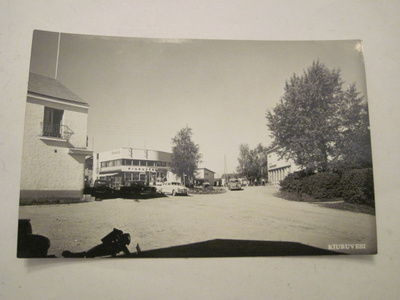 VANHA Postikortti Kiuruvesi 1950-l Alkup.Mallikappale