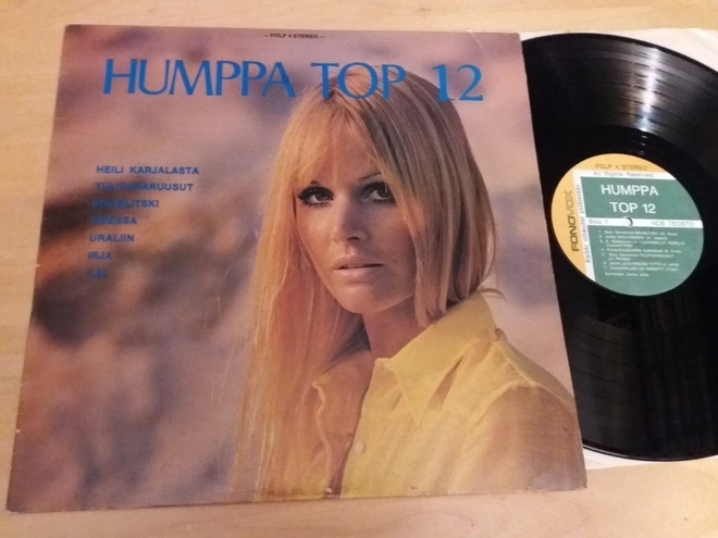 HUMPPA TOP 12 - LP 1973 suomi pop EX-