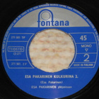 7" ESA PAKARINEN - Kulkurina 1. ja 2. - single 1963 EX- - pikkukuva 2