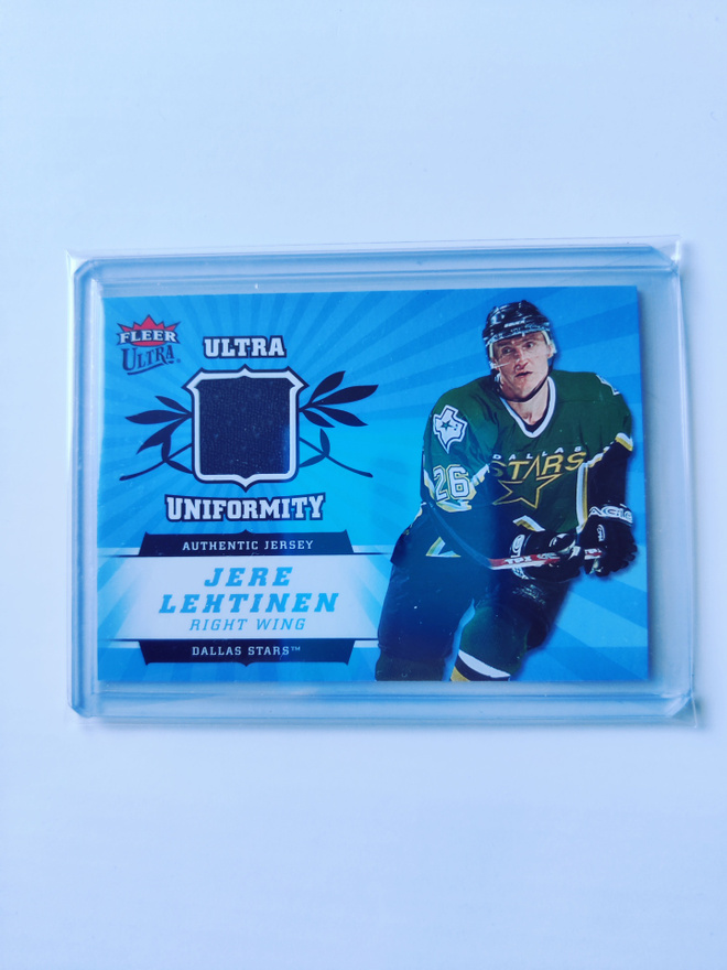 Jere Lehtinen 06-07 Fleer Ultra Uniformity