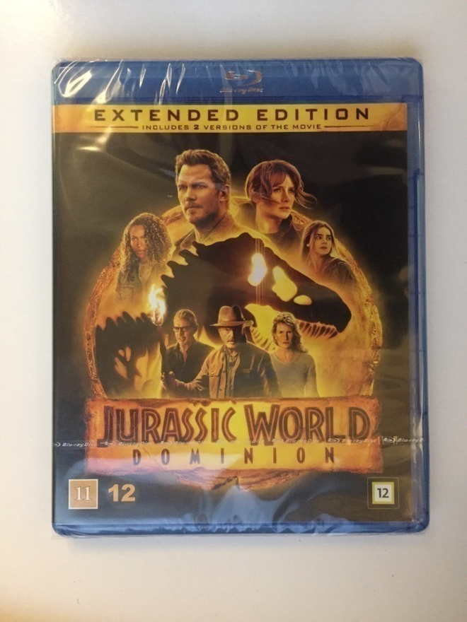 Jurassic World: Dominion (Blu-ray) 2022 (UUSI)