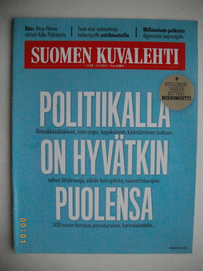 Suomen Kuvalehti Nro 15/2014 30.9)