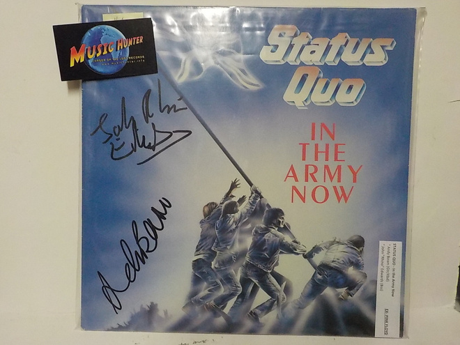 STATUS QUO - IN THE ARMY NOW EX+/M- LP + 2 x  NIMMARIT