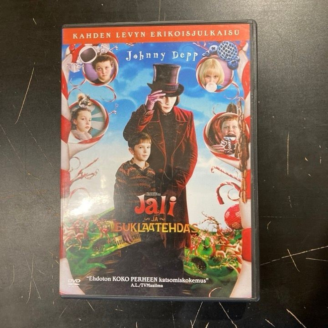 Jali ja suklaatehdas (erikoisjulkaisu) 2DVD