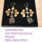 SARPANEVA LUU- tai LEHTI -riipus ja LEHTI -korvakorut, ISOT - pikkukuva 2