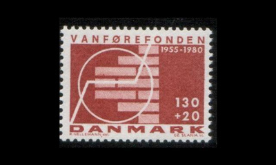 Tanska 698 ** Vammaistenyhdistys 25v (1980)