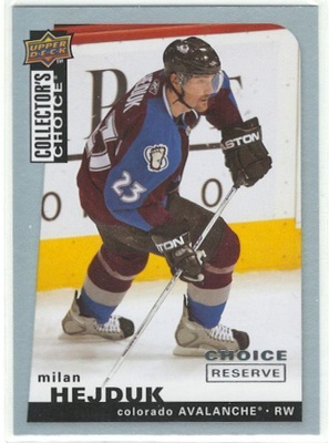 08-09 CC Choice Reserve Silver #126 Milan Hejduk