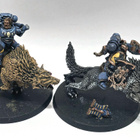 WH40K - 3kpl Space Wolves Thunderwolf Cavalry [K102] - pikkukuva 2