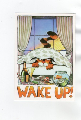KISSA ... "WAKE UP!" -KORTTI / Karto ...(ALEX)