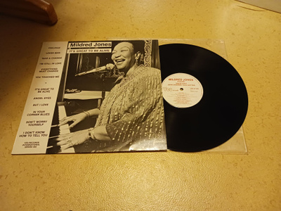 Mildred Jones – It's Great To Be Alive lp orig 1987 Jazz nm!