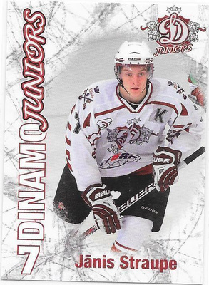 2009-10 Dinamo Riga Juniors #61 Janis Straupe ex- Peliitat