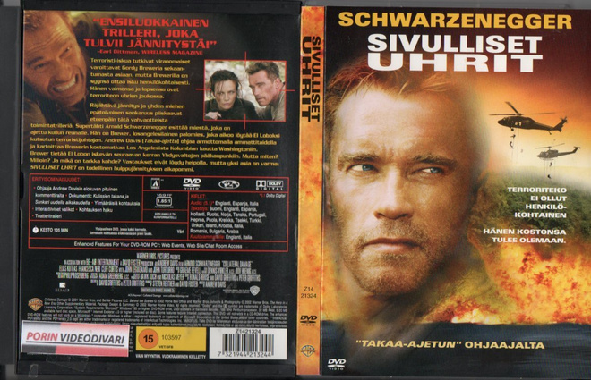 Sivulliset Uhrit	(56 171)	k	-FI-	DVD	snapcase,		arnold schwa