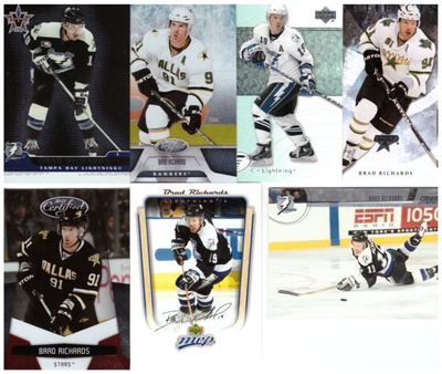 7 x BRAD RICHARDS Stars, Lightning