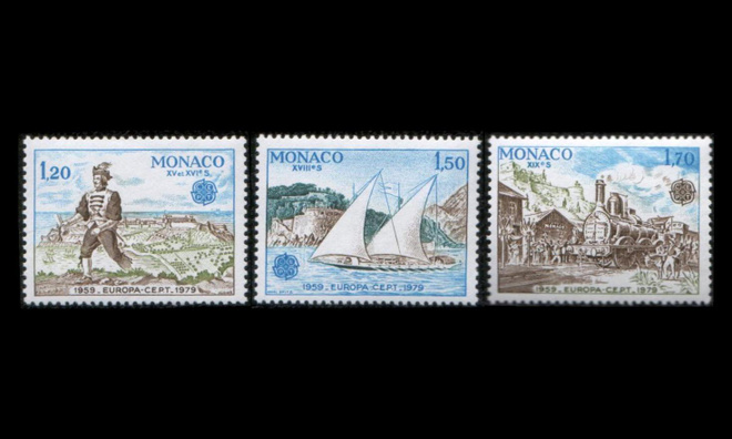 Monaco 1375-7 ** Europa (1979)
