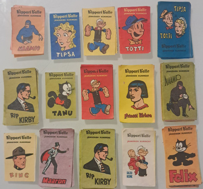 Kippari Kalle kirjeensulkijamerkit täysi sarja