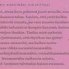 Mia Kankimäki: Asioita jotka saavat sydämen lyömään nopeammi - pikkukuva 3