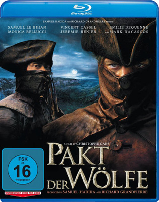 Pakt der Wölfe (63 702) UUSI -DE- BLU-RAY 2001 dir.cut. 1