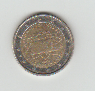 Suomi 2 €  2007   Rooman sopimus