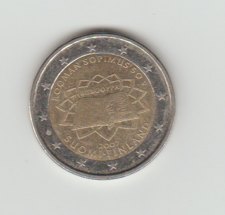 Suomi 2 €  2007   Rooman sopimus