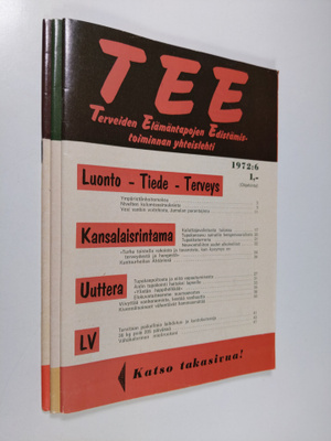 Toivo Rautavaara : TEE 6-8/1972 - Terveiden elämäntapojen...