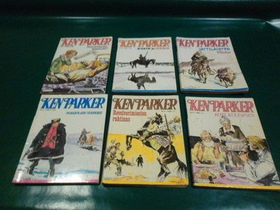 Ken Parker sarjikset vuosilta 1982-1985 ( 6 kpl)