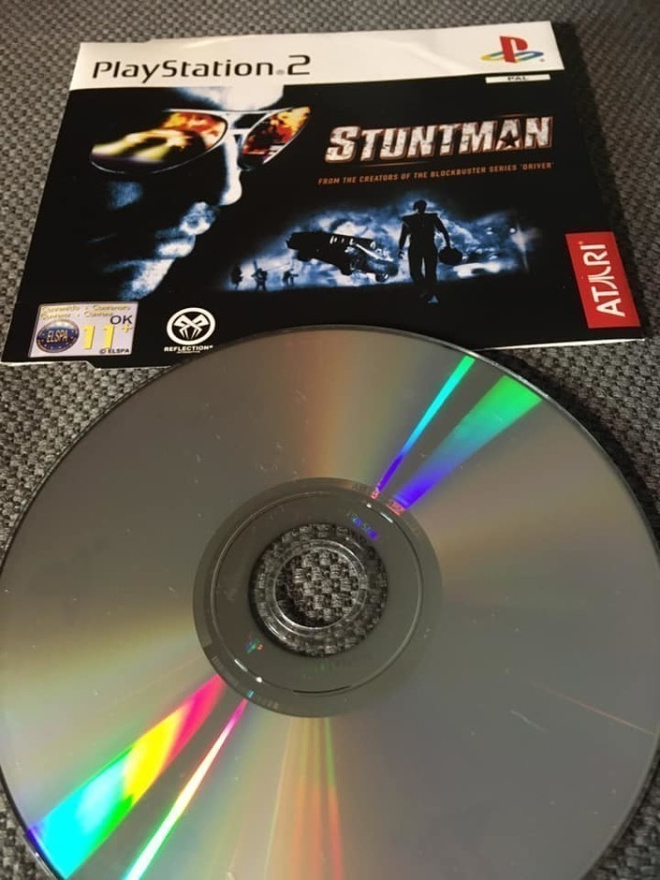 Stuntman PS2 promo kansilla