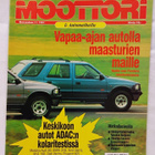 Moottori & automatkailu No 11 marraskuu 1991 - pikkukuva 1