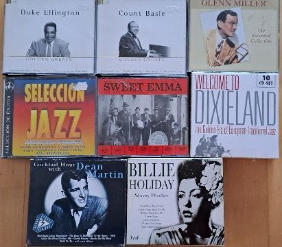 Jazz CD Paketti Count Basie,Billie Holiday,Duke Ellington ym